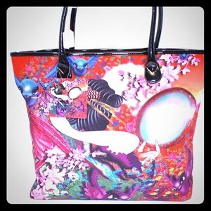 NWT. Ed Hardy Tote bag/ purse. beautiful red/black